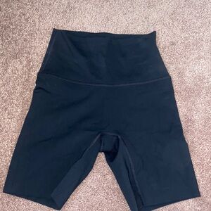 Aerie Black High-Waisted Biker Shorts